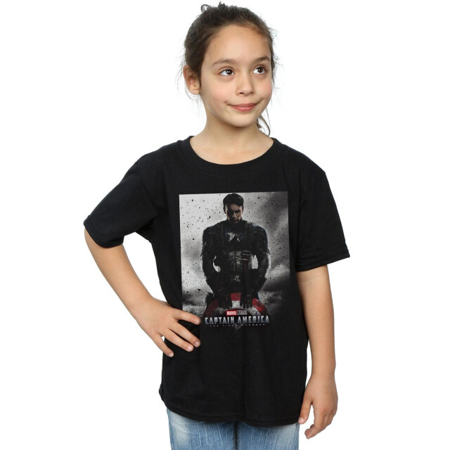 Li-cense Marvel studios meisjes captain america the first avenger poster katoenen t-shirt UTBI31033_black large