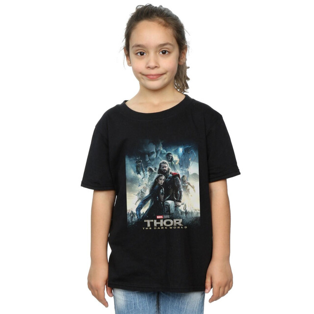 Li-cense Marvel studios meisjes thor the dark world poster katoenen t-shirt UTBI31056_black large