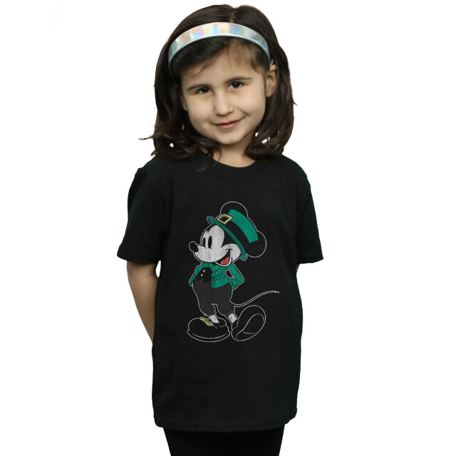 Li-cense Disney meisjes mickey mouse st patrick kostuum katoenen t-shirt UTBI29097_black large