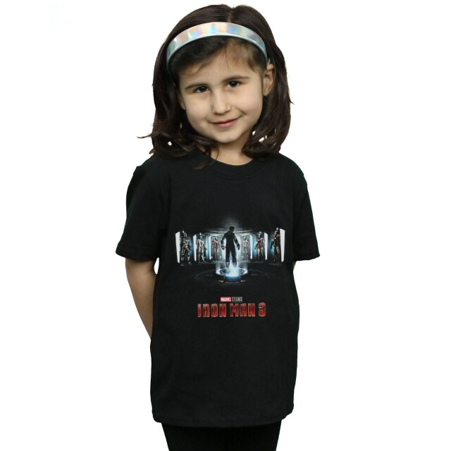 Li-cense Marvel studios meisjes iron man 3 poster katoenen t-shirt UTBI31055_black large