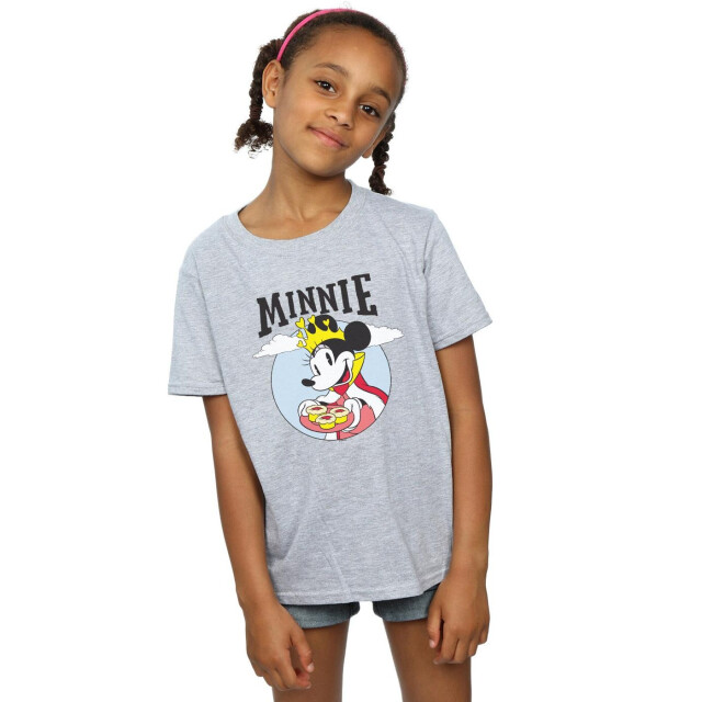 Li-cense Disney meisjes minnie mouse queen katoenen t-shirt UTBI28826_sportsgrey large