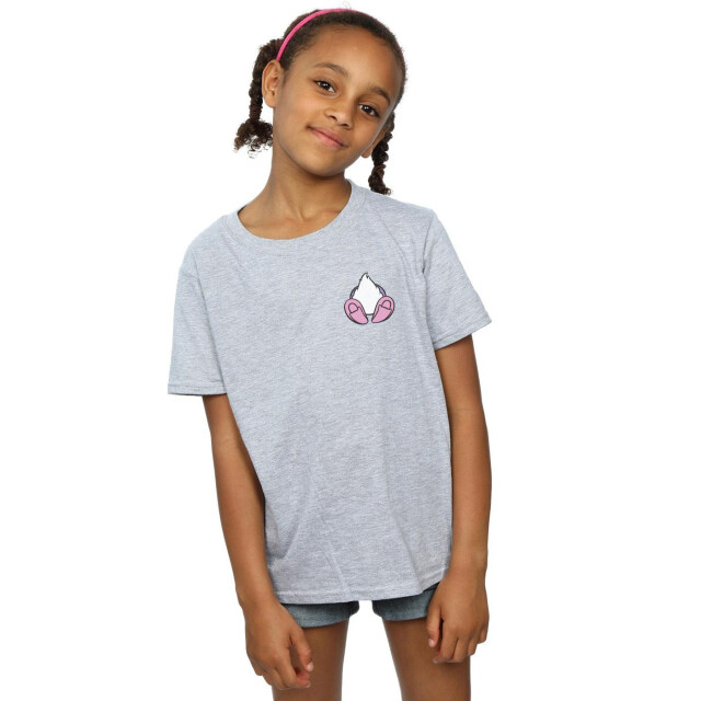 Li-cense Disney meisjes daisy duck rugzijde borstprint katoenen t-shirt UTBI28997_sportsgrey large