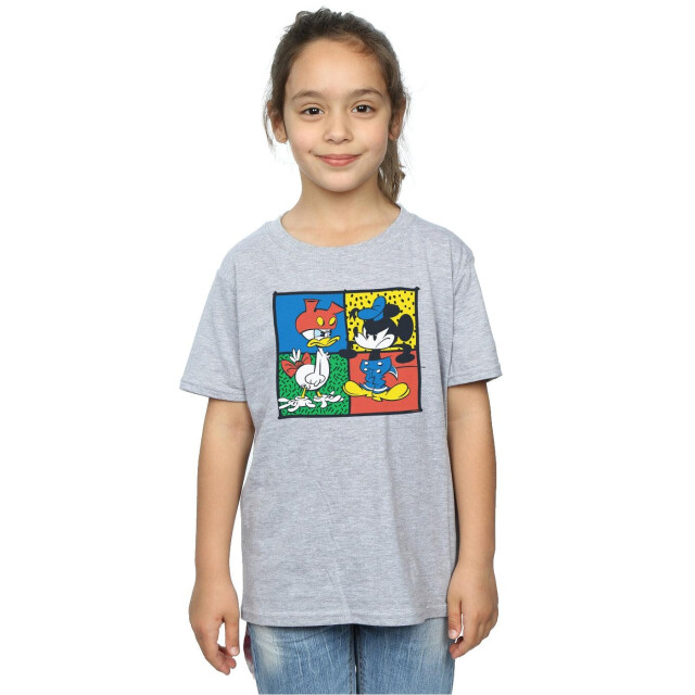 Li-cense Disney meisjes mickey mouse donald kledingruil katoenen t-shirt UTBI28863_sportsgrey large