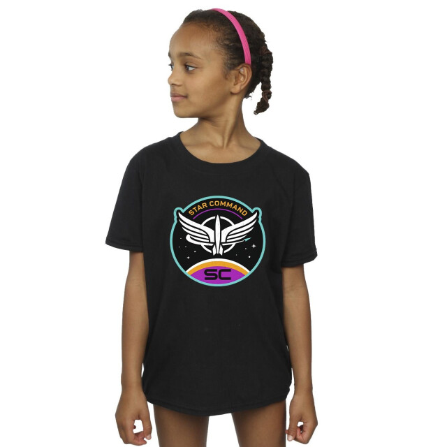 Li-cense Disney meisjes lightyear star command cirkel katoenen t-shirt UTBI26032_black large