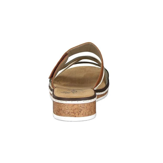 Rieker Sandaal v3652-91 olive/offwhite/mint/cayenne V3652-91 large