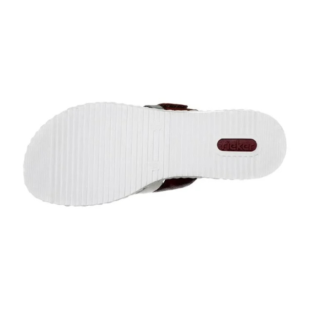 Rieker Sandaal v3652-91 olive/offwhite/mint/cayenne V3652-91 large