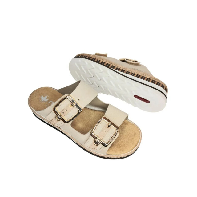 Rieker Slipper v7955-60 beige Slipper V7955-60 Beige large