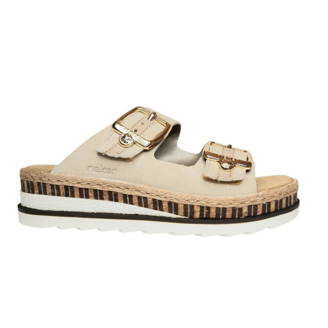 Rieker Slipper v7955-60 beige Slipper V7955-60 Beige large
