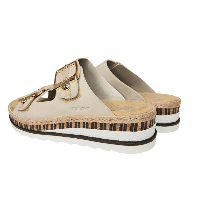 Rieker Slipper v7955-60 beige Slipper V7955-60 Beige large