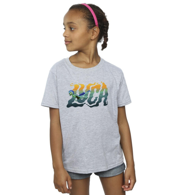 Li-cense Disney meisjes luca zwem katoenen t-shirt UTBI23669_sportsgrey large