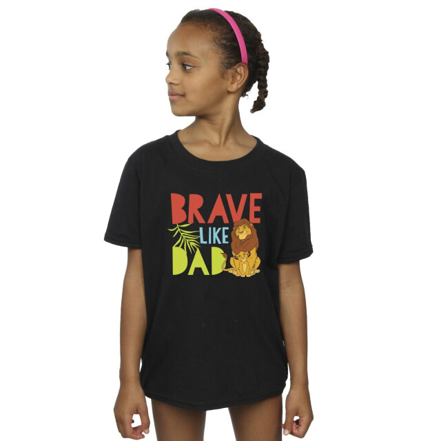 Li-cense Disney meisjes the lion king dapper zoals papa katoenen t-shirt UTBI23051_black large