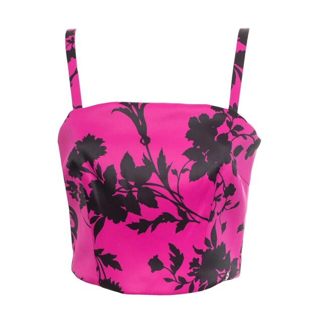 Guess Roze top met bloemenprint Guess Roze Top Met Bloemenprint large