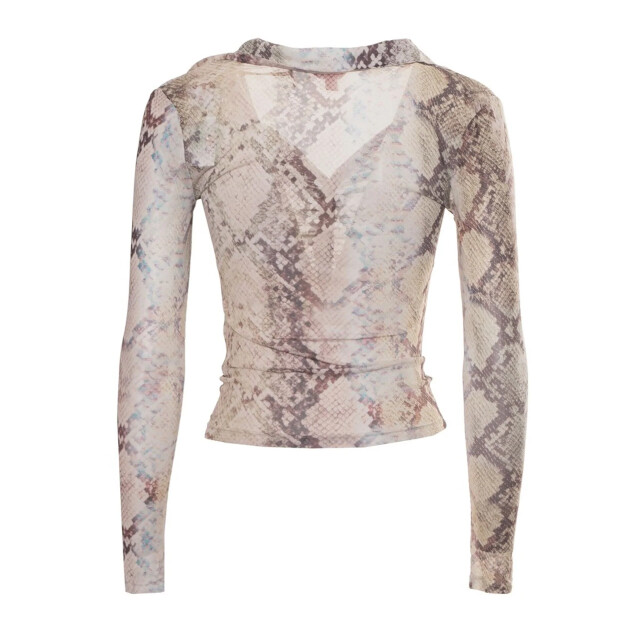 Guess Top met slangenprint Guess Bruin Top Met Slangenprint large
