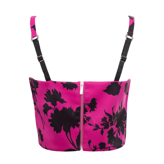 Guess Roze top met bloemenprint Guess Roze Top Met Bloemenprint large