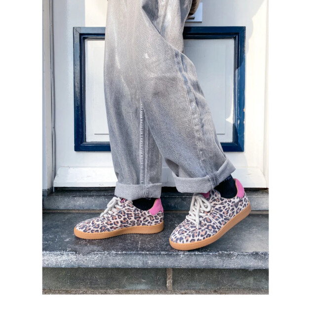 DWRS Label Dwrs poona panterprint sneakers dames lage sneakers dames B11456-14 8628 large