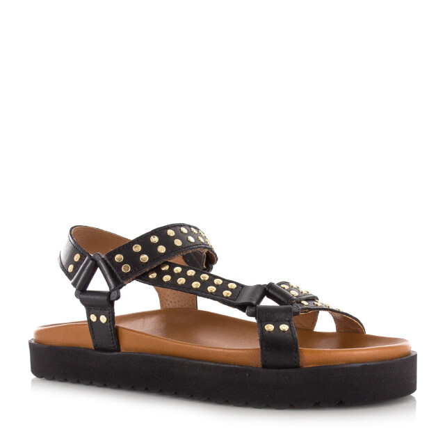 DWRS Label Dwrs kodiak leren sandalen met studs platte sandalen dames S2859-01 2202 large