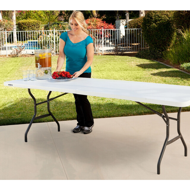 Lifetime Grote kunststof campingtafel opvouwbaar 76x244x74 cm 3181606 large