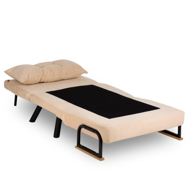CaliCosy Slaapfauteuil in stof met metalen poten l67 cm sando 3178550 large