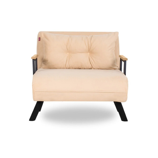 CaliCosy Slaapfauteuil in stof met metalen poten l67 cm sando 3178550 large