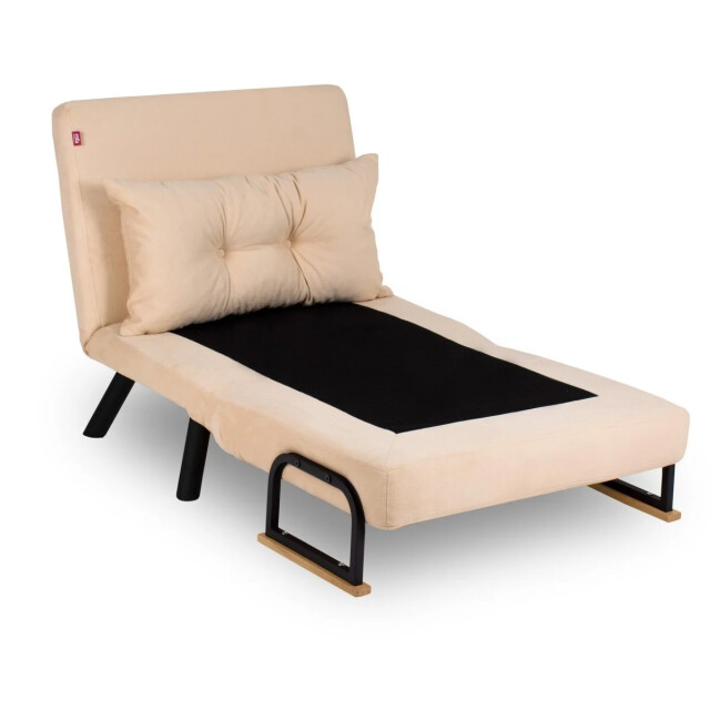 CaliCosy Slaapfauteuil in stof met metalen poten l67 cm sando 3178550 large
