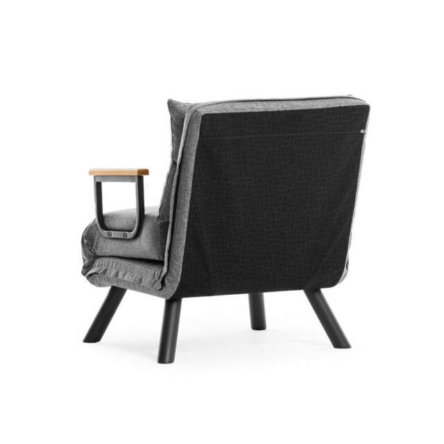 CaliCosy Slaapfauteuil in stof met metalen poten l67 cm sando 3178555 large