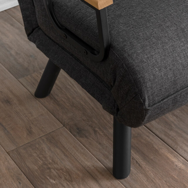 CaliCosy Slaapfauteuil in stof met metalen poten l67 cm sando 3178556 large
