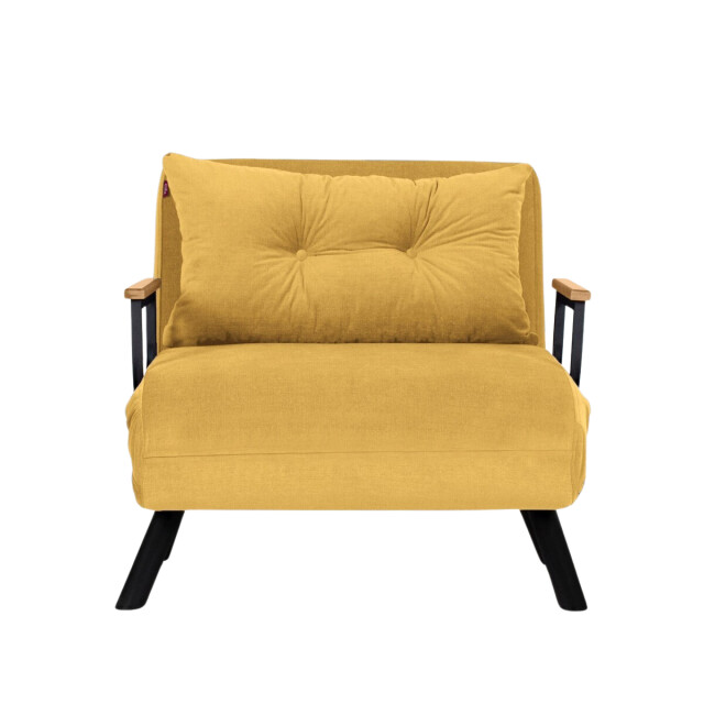 CaliCosy Slaapfauteuil in stof met metalen poten l67 cm sando 3178553 large