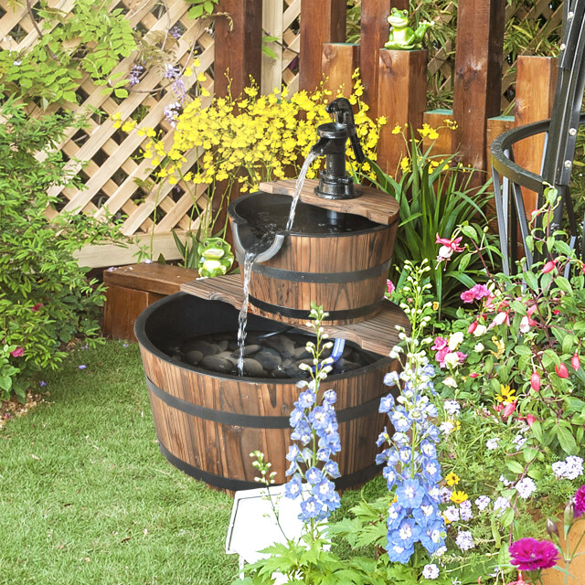 4goodz Outsunny tuin- en binnenfontein cascade 2 verdiepingen 3181597 large