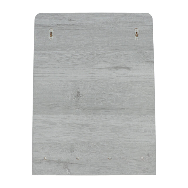 4goodz Kapstok met spiegel met 4 haken 37x6x50 cm kleur eiken 3178562 large