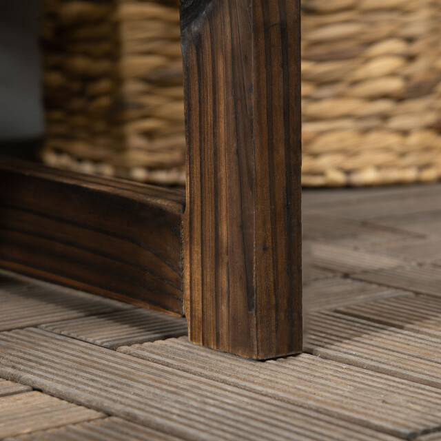 4goodz Tuinbank met armleuning massief hout kleur teak 3181601 large