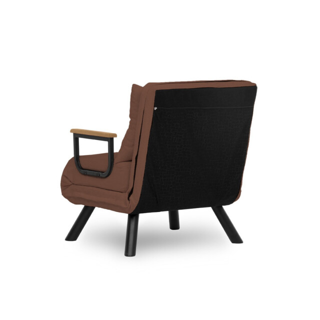 CaliCosy Slaapfauteuil in stof met metalen poten l67 cm sando 3178558 large