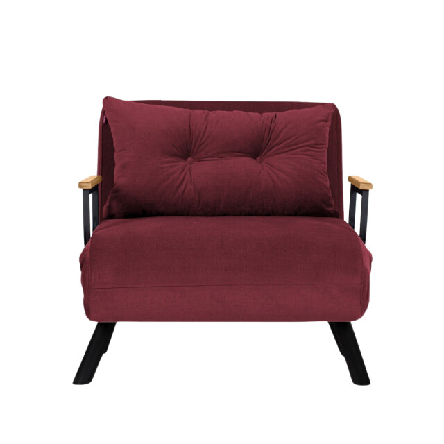 CaliCosy Slaapfauteuil in stof met metalen poten l67 cm sando 3178554 large