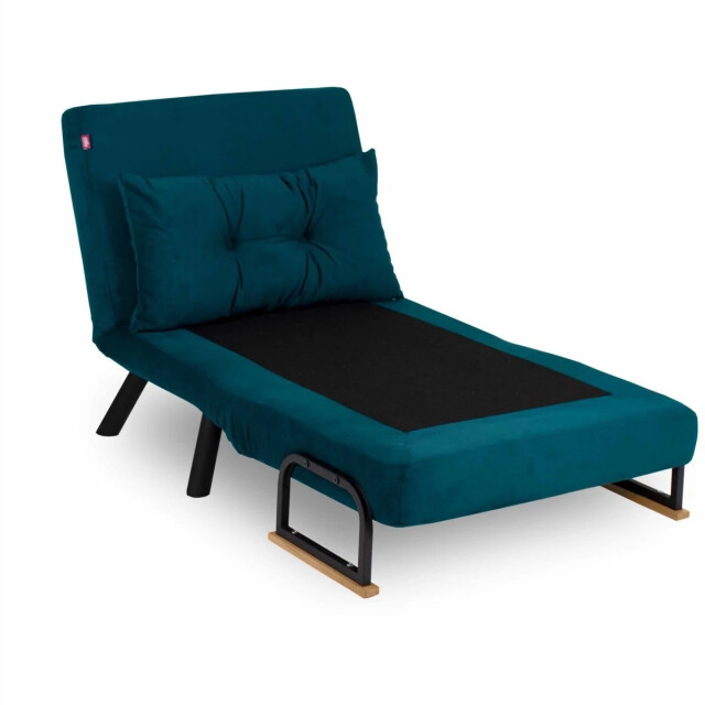 CaliCosy Slaapfauteuil in stof met metalen poten l67 cm sando 3178551 large