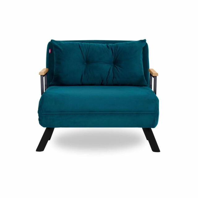 CaliCosy Slaapfauteuil in stof met metalen poten l67 cm sando 3178551 large