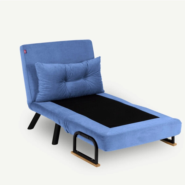 CaliCosy Slaapfauteuil in stof met metalen poten l67 cm sando 3178552 large
