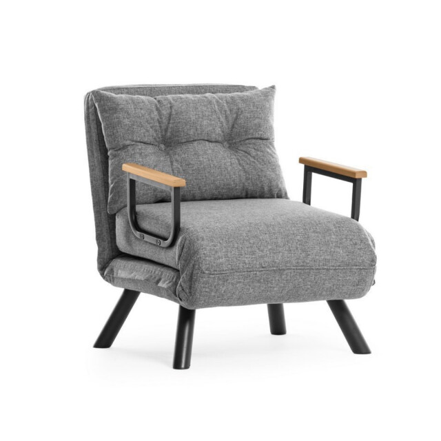 CaliCosy Slaapfauteuil in stof met metalen poten l67 cm sando 3178555 large