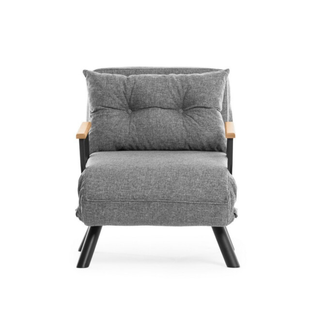 CaliCosy Slaapfauteuil in stof met metalen poten l67 cm sando 3178555 large