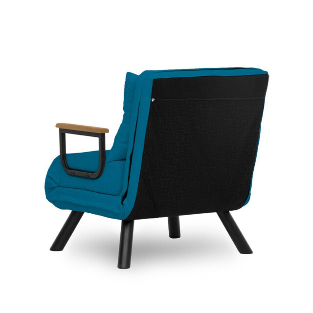 CaliCosy Slaapfauteuil in stof met metalen poten l67 cm sando 3178551 large