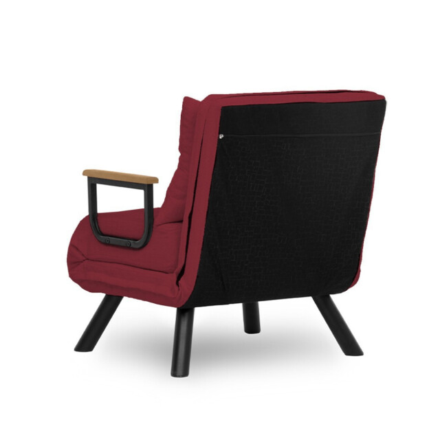CaliCosy Slaapfauteuil in stof met metalen poten l67 cm sando 3178554 large