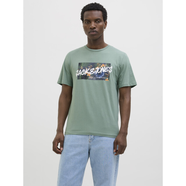 Jack & Jones Jjhawaii shape tee ss crew neck 12269324 large