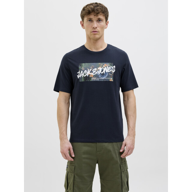 Jack & Jones Jjhawaii shape tee ss crew neck 12269324 large