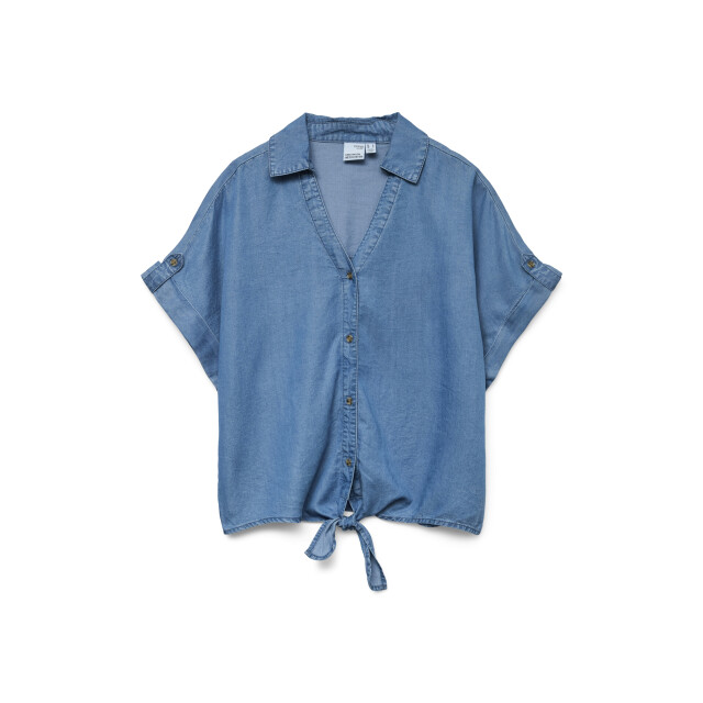 Vero Moda Vmfleur ss bow tencel shirt 10326059 large