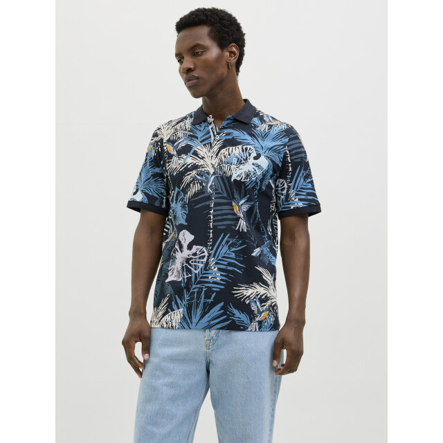 Jack & Jones Jjhawaii aop polo ss 12269309 large