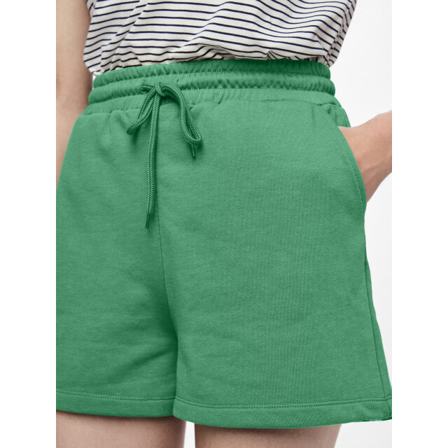 Pieces Dames loose shorts pcchilli sweat pants effen 17118868-Groen large