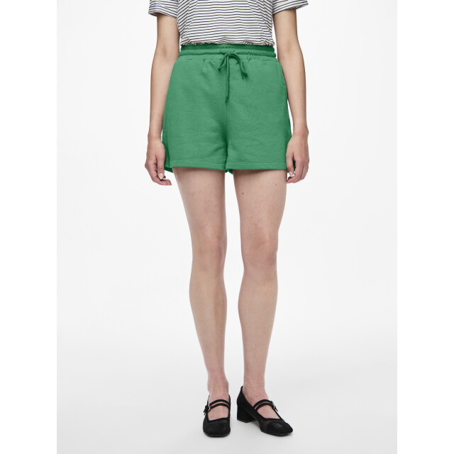 Pieces Dames loose shorts pcchilli sweat pants effen 17118868-Groen large