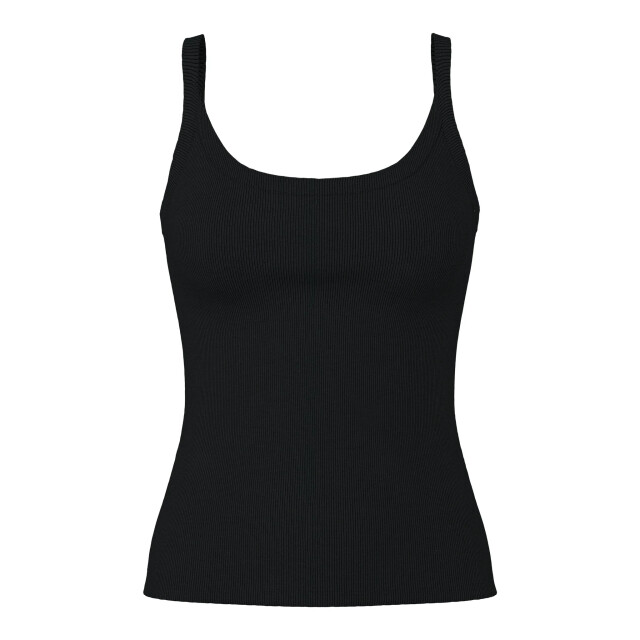 Pieces Dames hemd pcmay top met bandjes effen 17154482-Zwart large