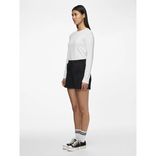 Pieces Dames loose shorts pcchilli sweat pants effen 17118868-Zwart large