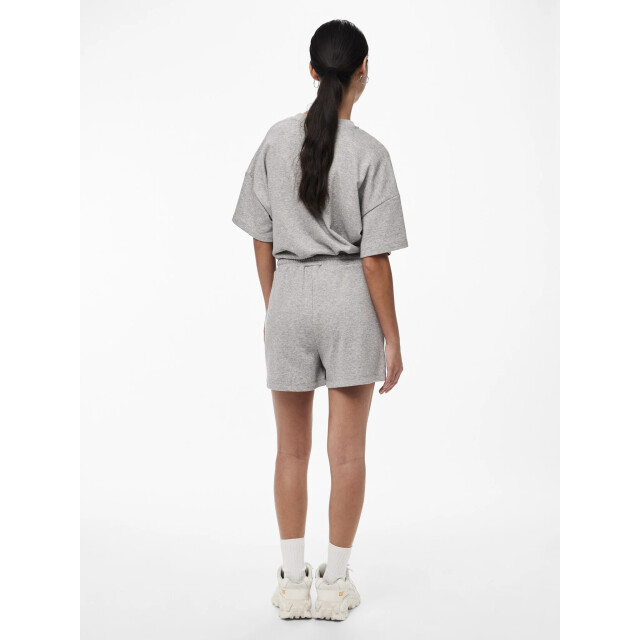 Pieces Dames loose shorts pcchilli sweat pants effen 17118868-Grijs large