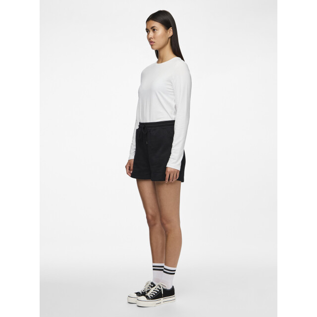Pieces Dames loose shorts pcchilli sweat pants effen 17118868-Zwart large