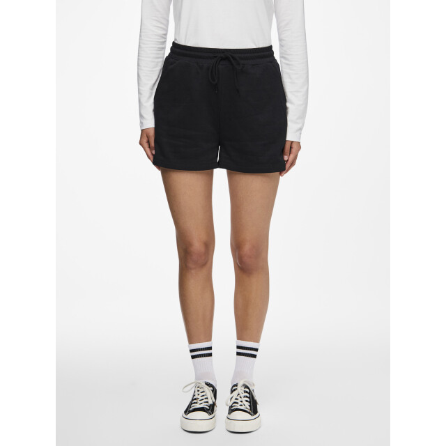 Pieces Dames loose shorts pcchilli sweat pants effen 17118868-Zwart large